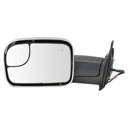 Tacoma Powered Heated Flip-Up Towing Mirrors; Chrome (16-19 Tacoma