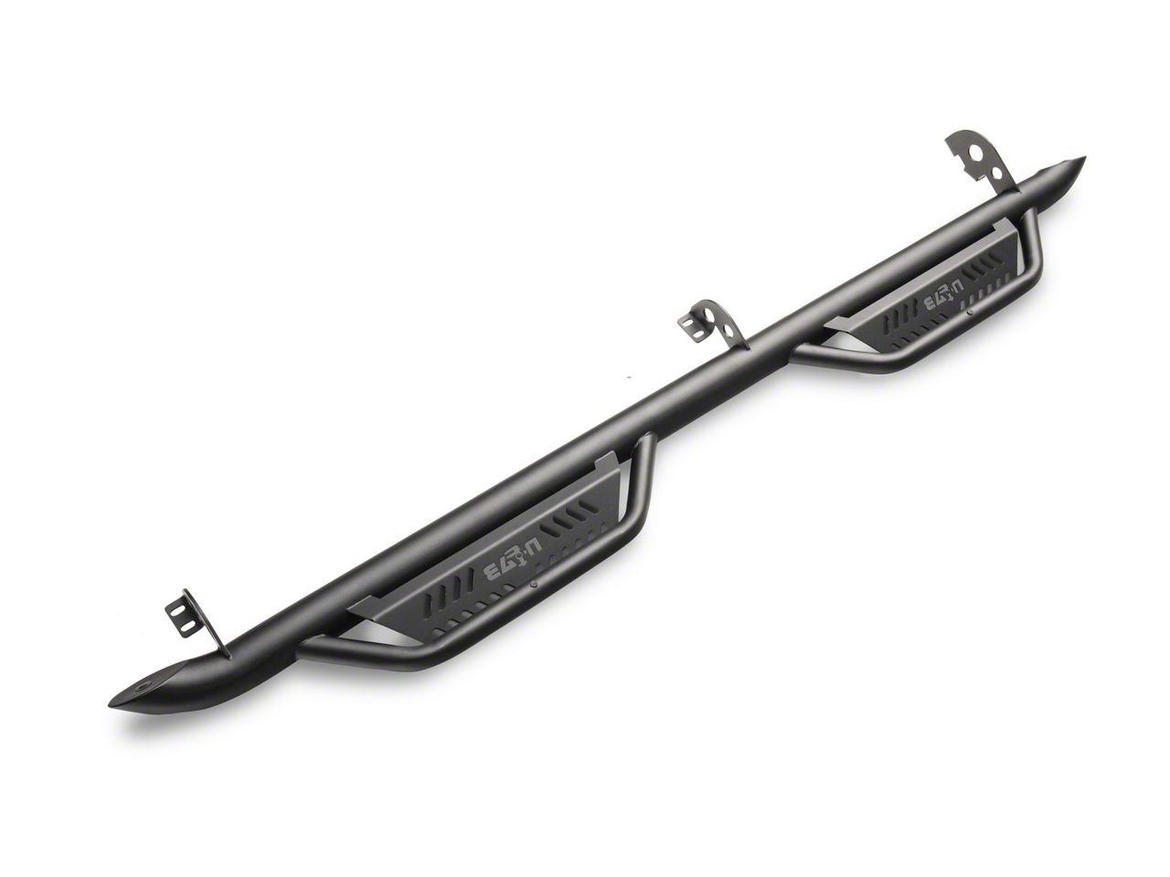 N-Fab Tacoma Cab Length Podium Nerf Side Step Bars; Textured Black