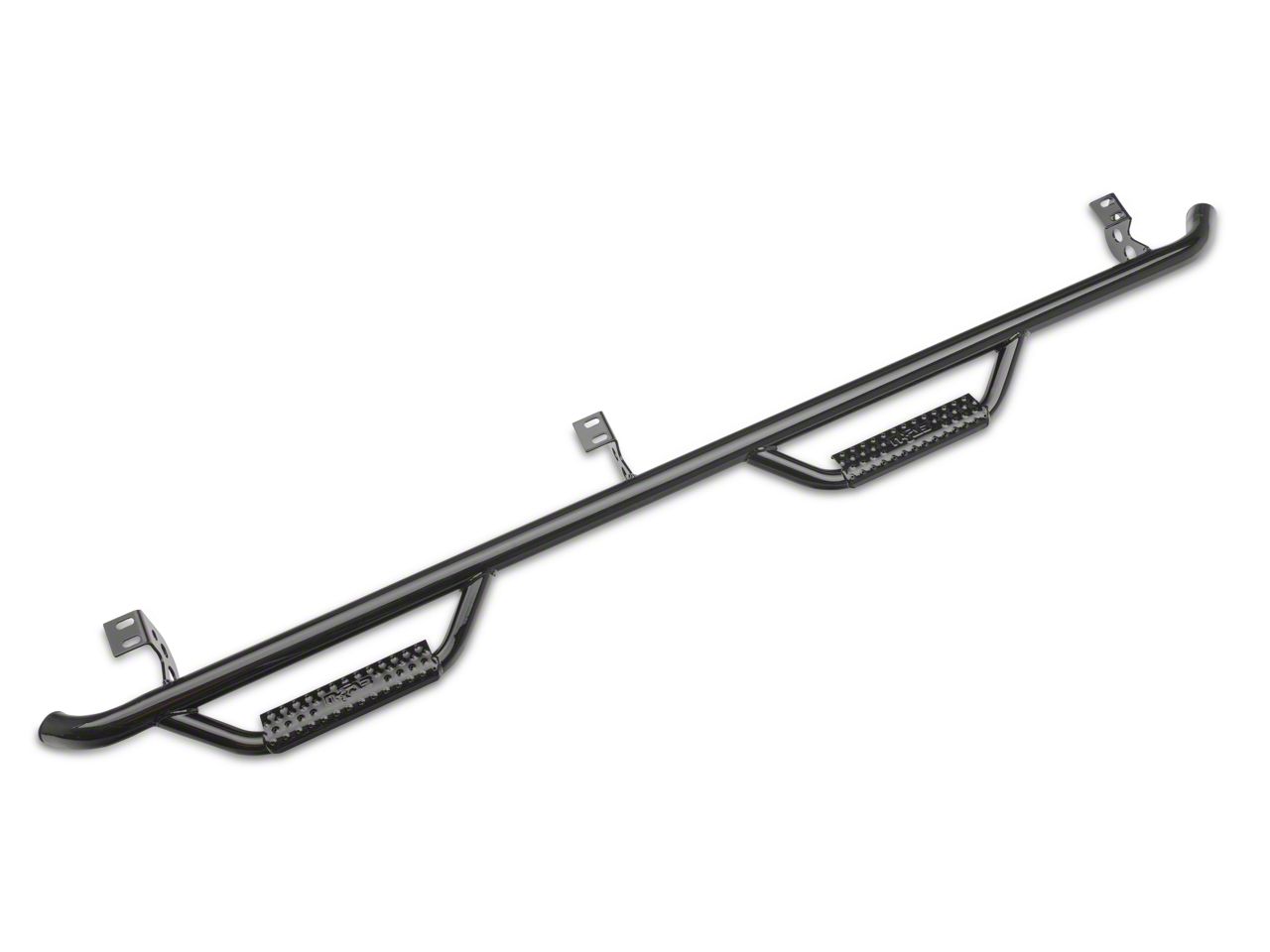 N-Fab Tacoma Cab Length Nerf Side Step Bars; Gloss Black T1678CC