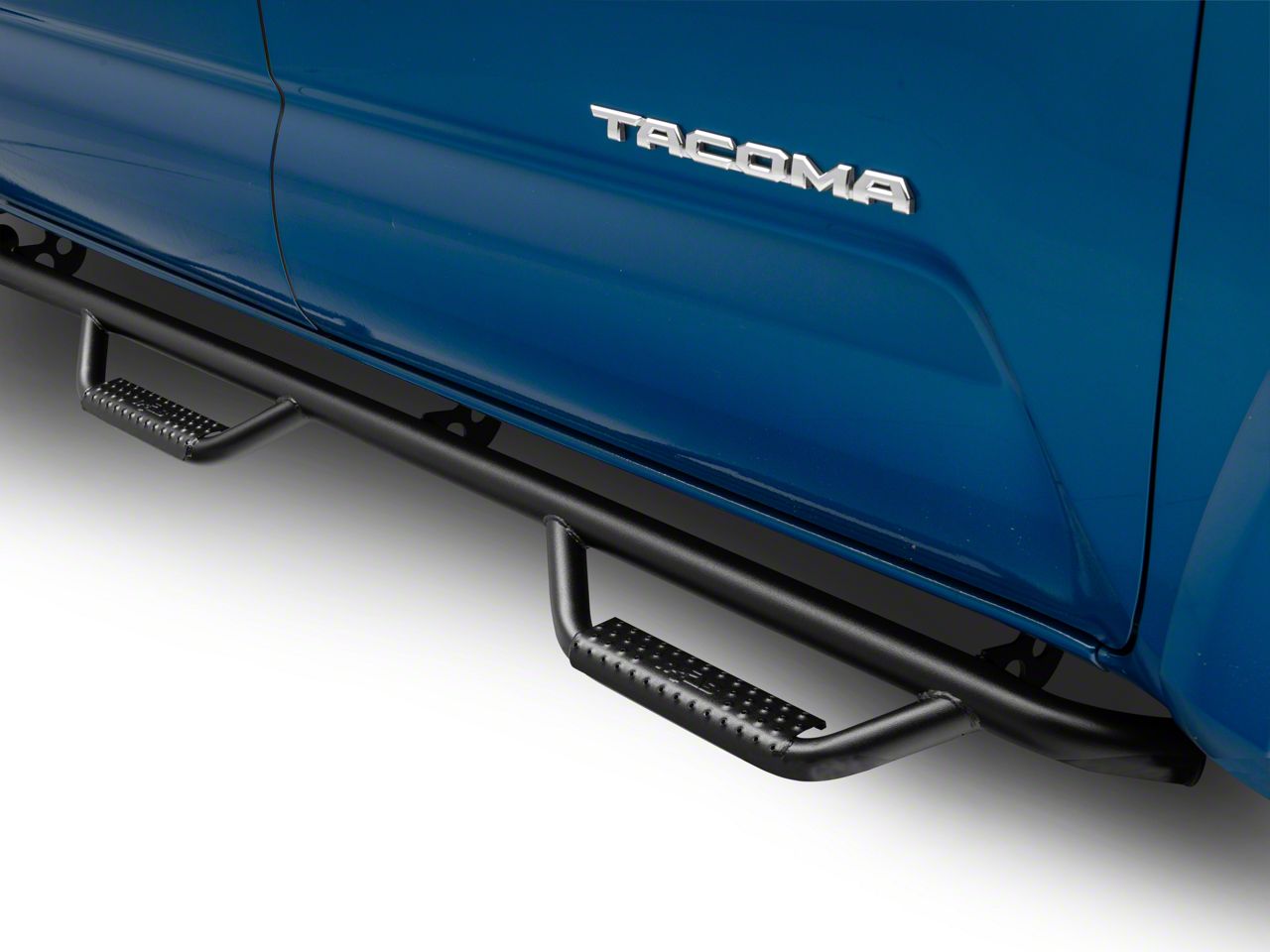 N-Fab Tacoma Wheel 2 Wheel Nerf Side Step Bars; Textured Black