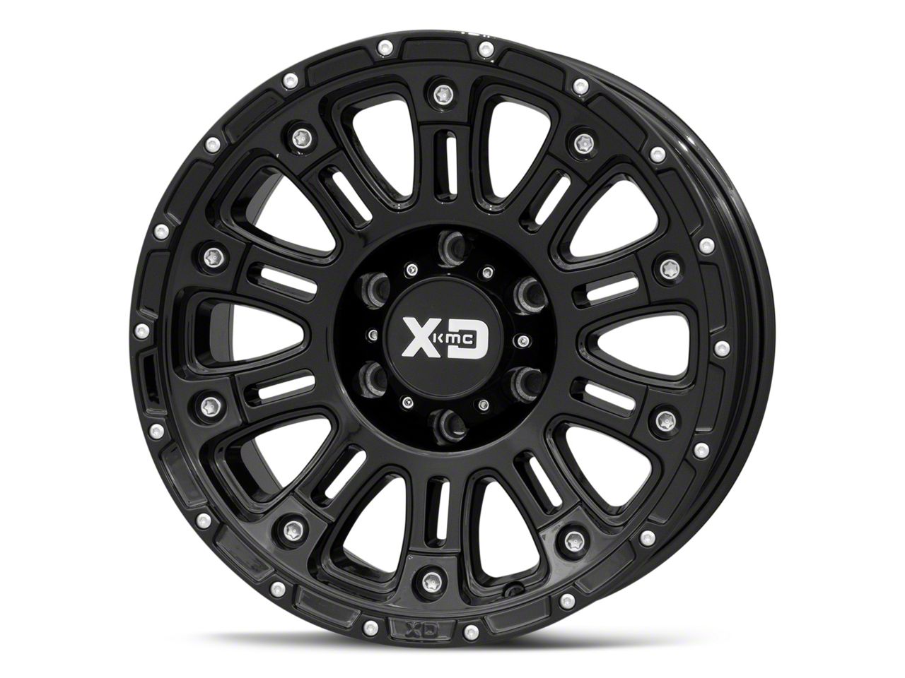 XD Tacoma Hoss II Gloss Black 6-Lug Wheel; 17x9; -12mm