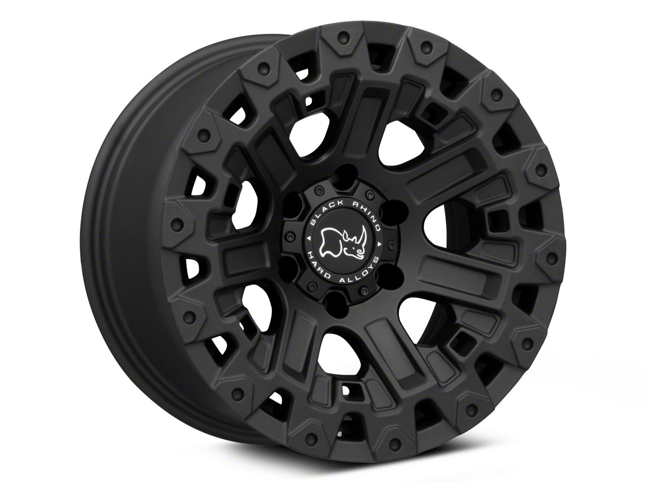 Black Rhino Tacoma Ozark Matte Black 6-Lug Wheel; 17x9.5
