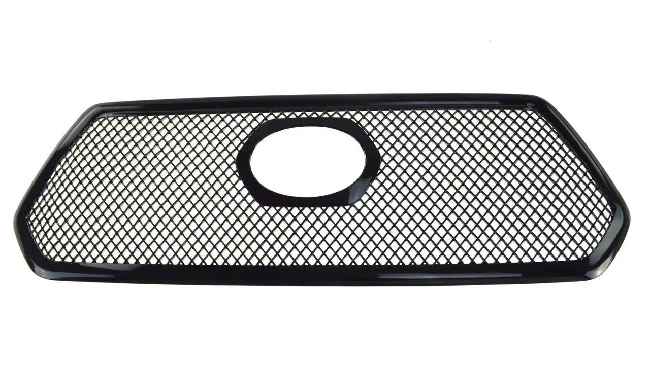 Gloss Black Honeycomb Grille Insert – For 2016-2023 Toyota Tacoma – Direct Fit