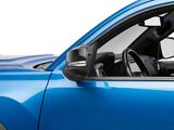Chrome Delete Mirror Covers with Turn Signal Openings; Gloss Black (16-23 Tacoma)