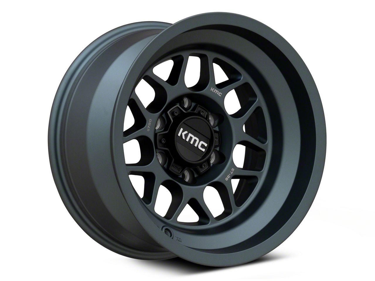KMC Tacoma Terra Metallic Blue 6-Lug Wheel; 17x9; -38mm