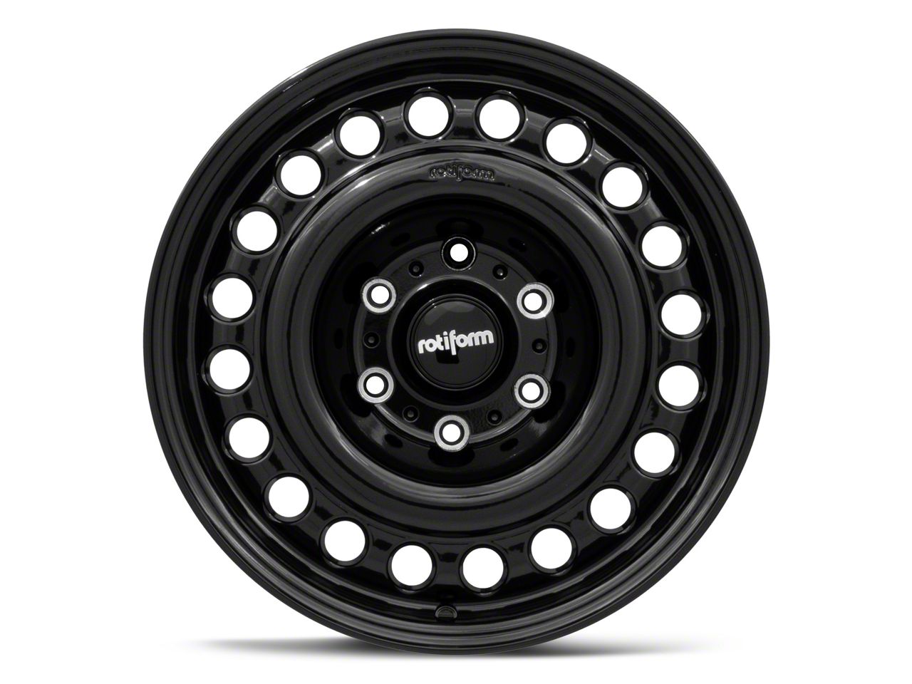 Rotiform Tacoma R191 STL Gloss Black 6-Lug Wheel; 18x9; 18mm