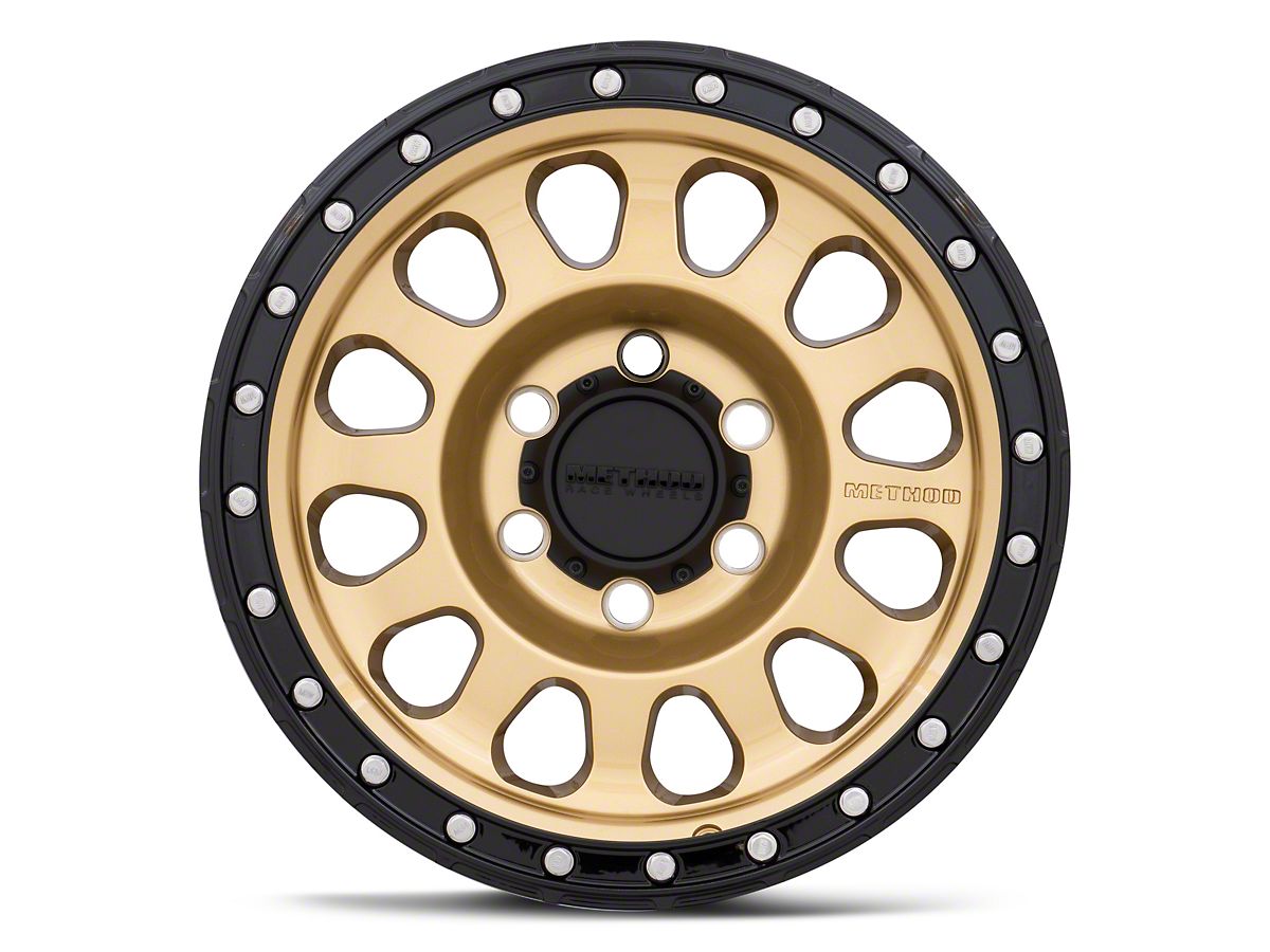 Method Race Wheels Tacoma MR315 Gold 6-Lug Wheel; 17x8.5; 0mm 