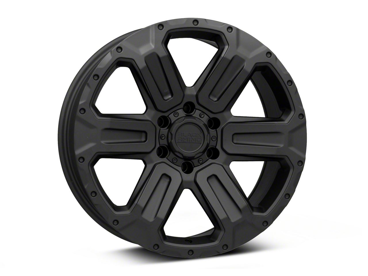 Black Rhino Tacoma Wanaka Matte Black 6-Lug Wheel; 20x9; 12mm