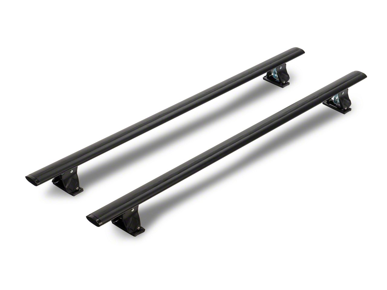 RedRock Cross Bar Roof Rack; Black; 60-Inch (16-18 Tacoma)