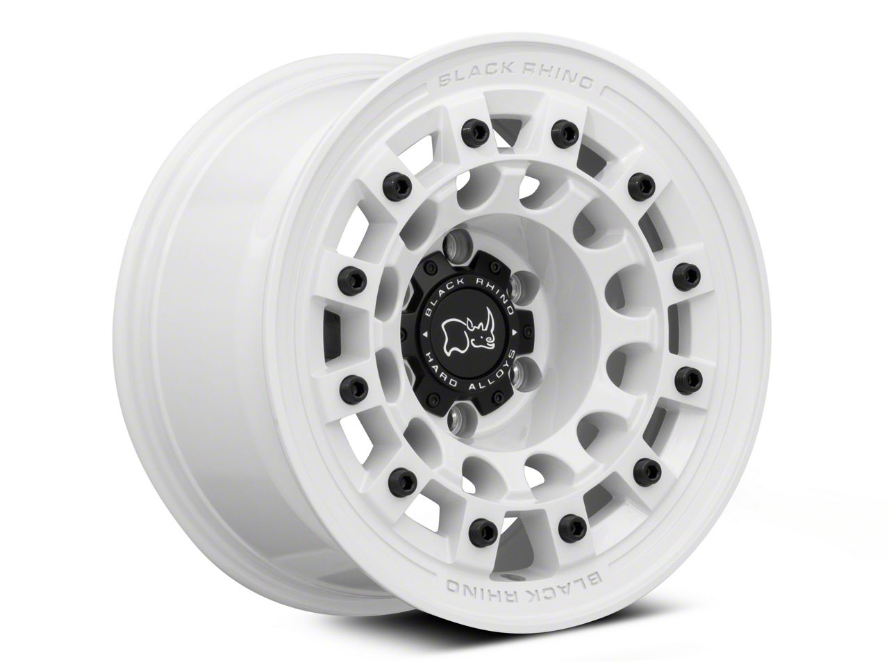 Black Rhino Tacoma Fuji Gloss White 6-Lug Wheel; 17x9; -12mm