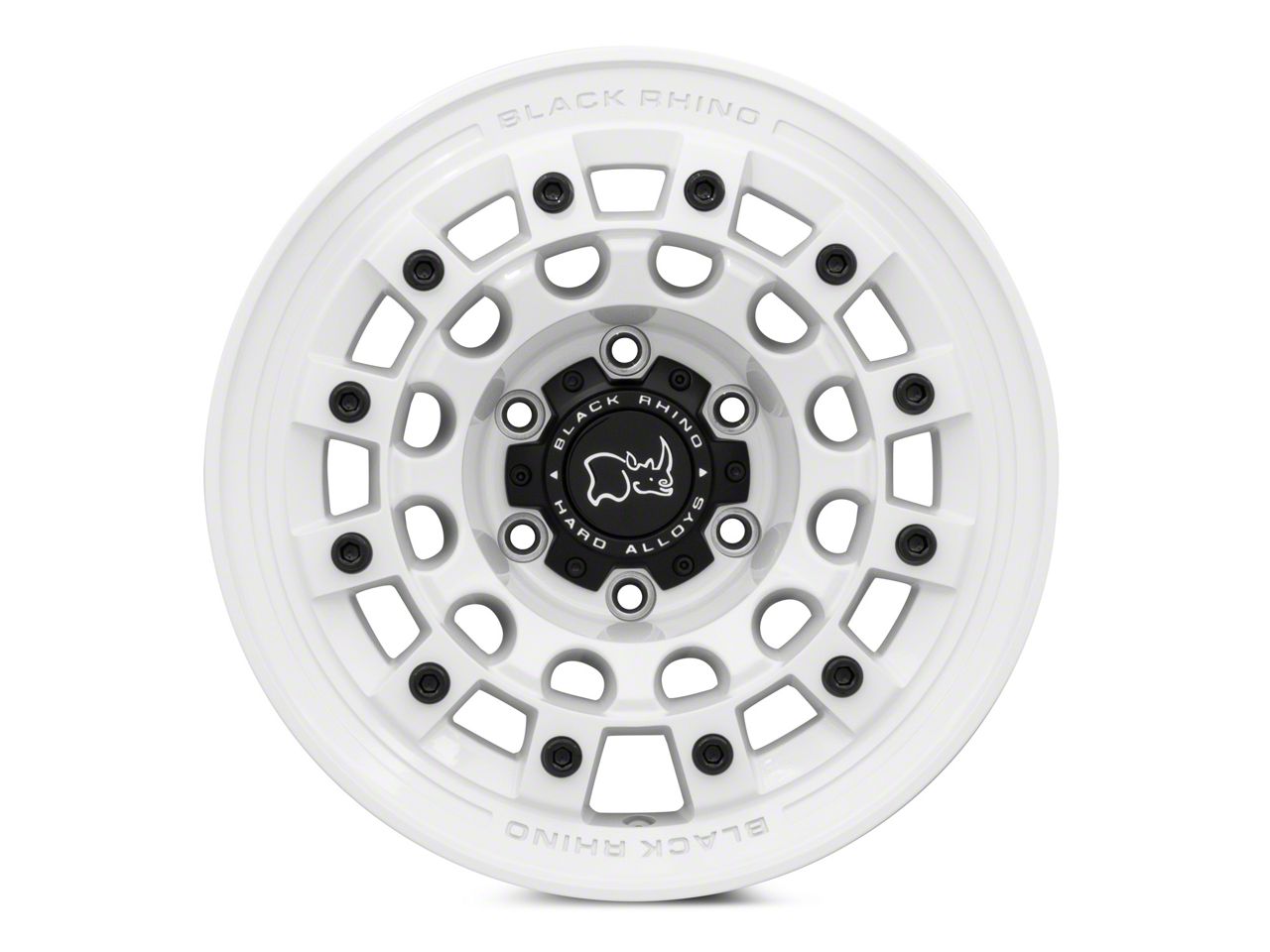 Black Rhino Tacoma Fuji Gloss White 6-Lug Wheel; 17x9; -12mm