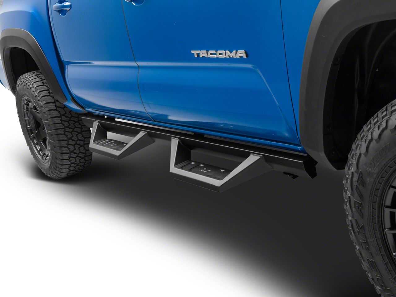 TAC Fine Texture Frigate Running Boards For 2005-2023 Toyota Tacoma Do Cab Truck Side Steps Nerf Bars Side Bars