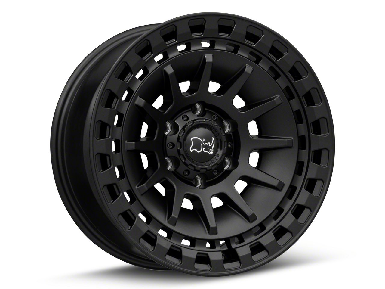 Black Rhino Tacoma Barrage Matte Black 6-Lug Wheel; 17x8.5