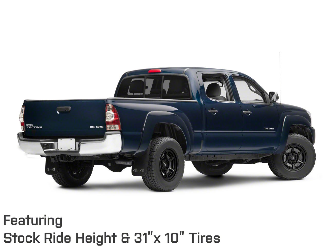 Black Rhino Tacoma Shogun Matte Black 6-Lug Wheel; 17x8.5 Black Rhino Tacoma Shogun Matte Black 6-Lug Wheel; 17x8.5