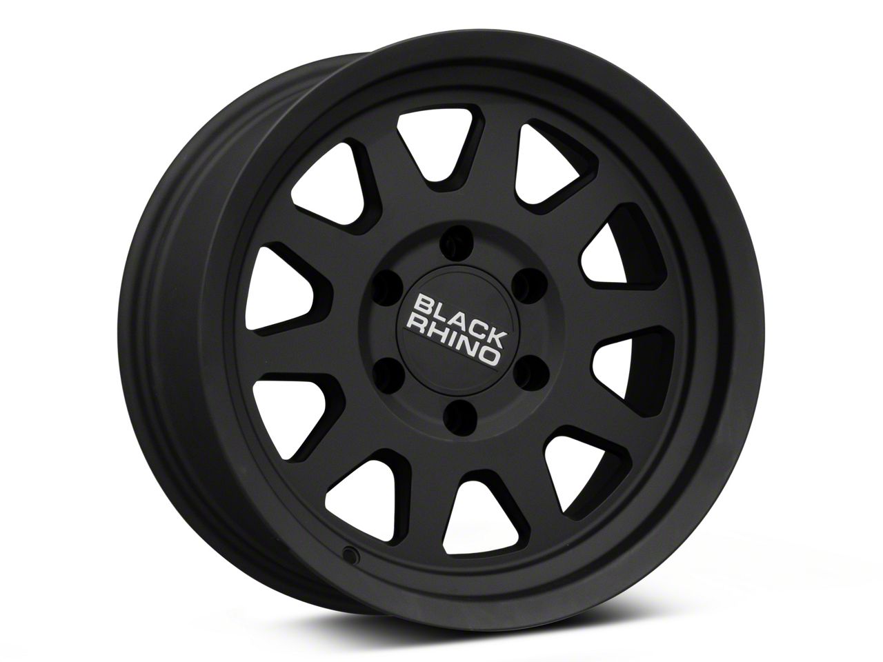 Black Rhino Tacoma Stadium Matte Black 6-Lug Wheel; 16x8; -10mm