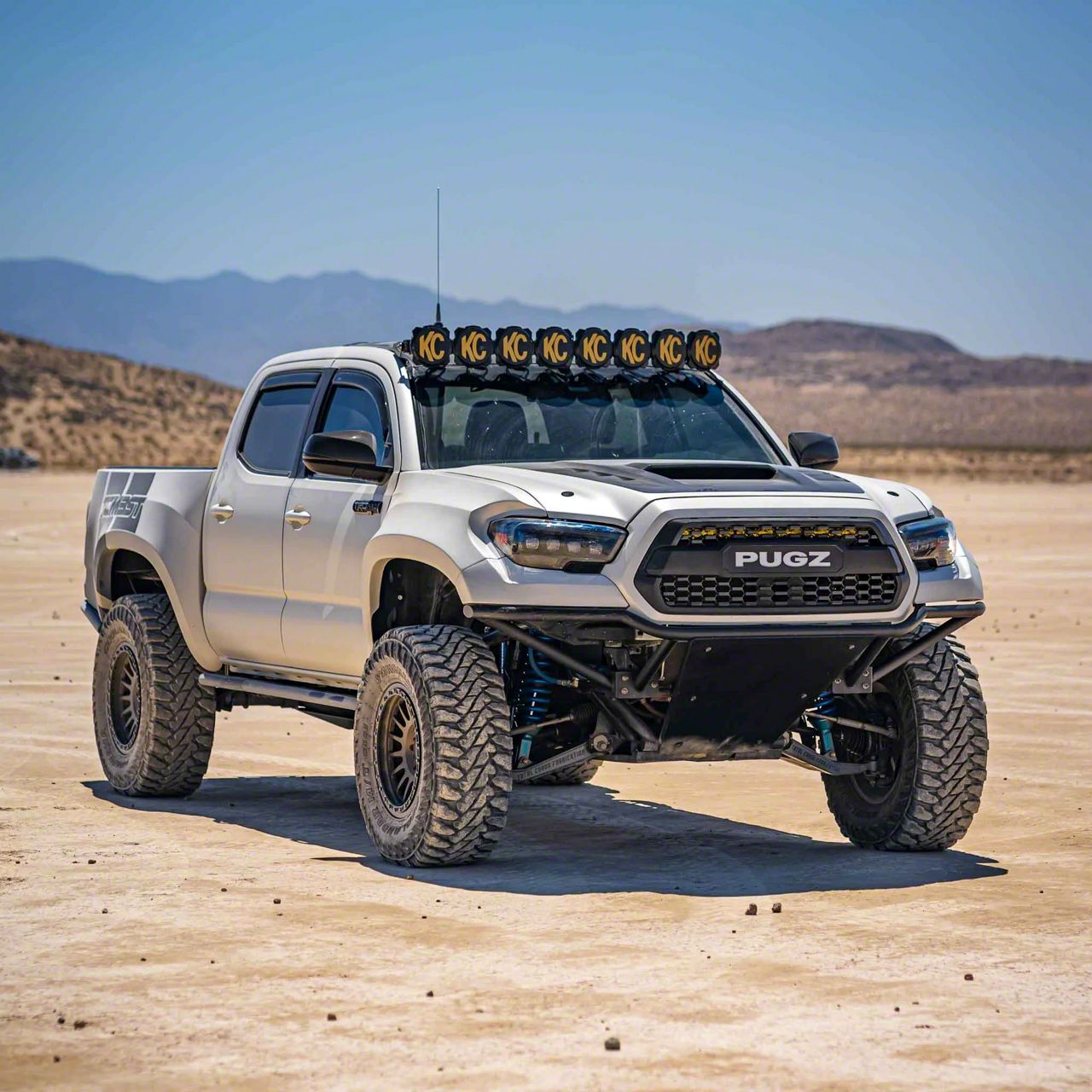 thumbnail image 2 of XTREME TRUX Paintable Black Fender Flares For 2016-2023 Toyota Tacoma – Full Set Of 4 – Extension Style 2 of 3