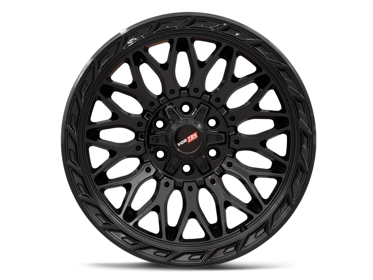 【tako5050GRJ】 Vortek Off-Road Tacoma VRP-503 Gloss Black 6-Lug Wheel; 20x9; 18mm