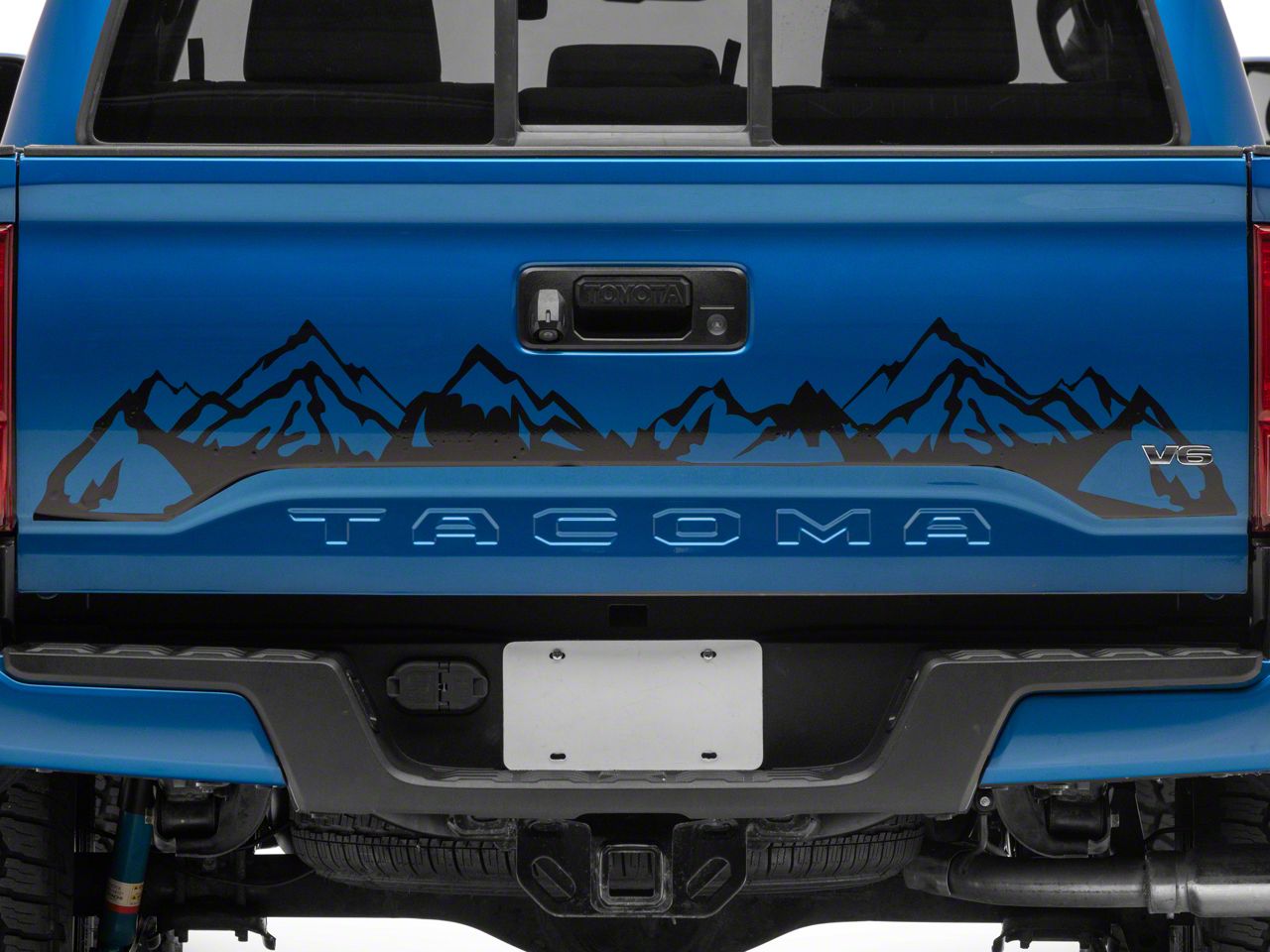 Set 2 Black Red Decal PAIR 4 Toyota Tundra Tacoma Off-Road Mountain TRD Stickers | Australia