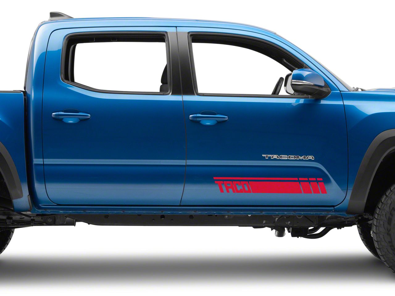 Custom Color Toyota Tacoma TRD Sport Side Door Vinyl Decal Stickers – 2 Pack-1001899