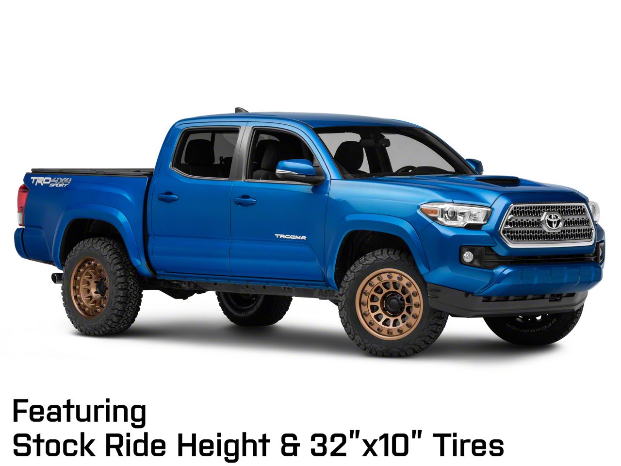 Black Rhino Tacoma Outback Matte Bronze 6-Lug Wheel; 18x8.5