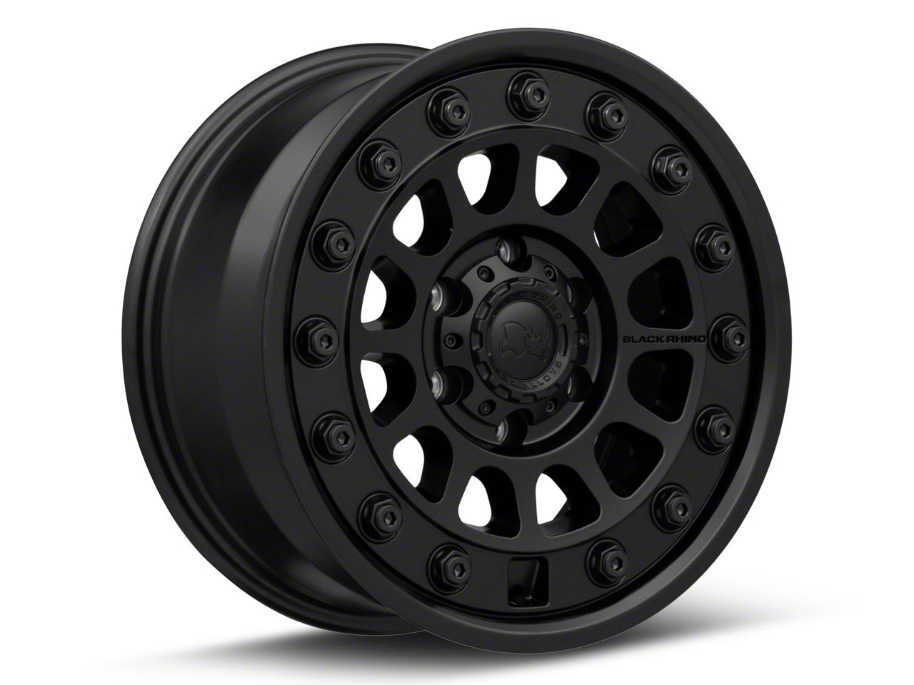 Black Rhino Tacoma Outback Matte Black 6-Lug Wheel; 17x8.5