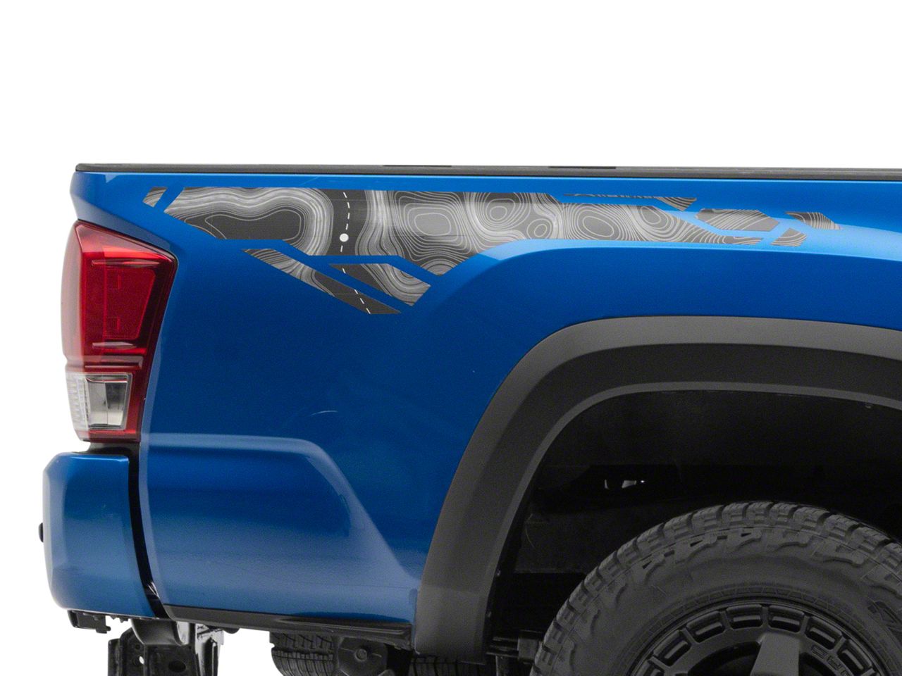 thumbnail image 2 of TRD 4x4 Sport Toyota Tacoma Bedside Stripes Decals (2 Pieces) - 5 Color Options - Oracal 651 Vinyl 2 of 2