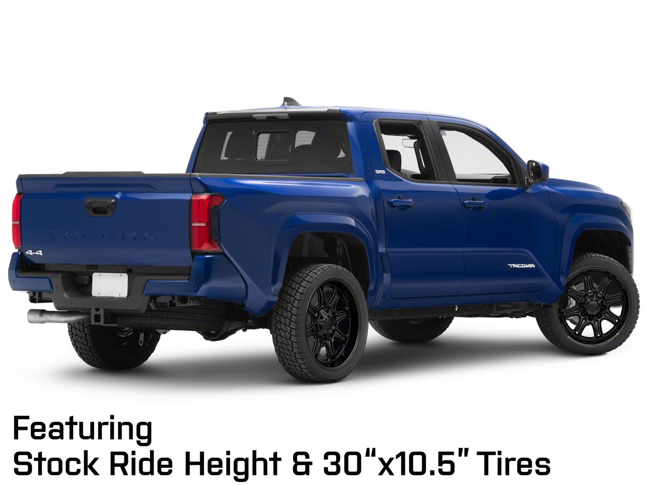 Fuel Wheels Tacoma Darkstar Matte Black with Gloss Black Lip