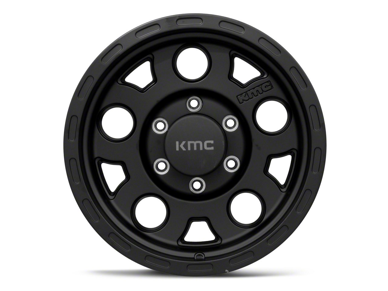KMC Tacoma Enduro Matte Black 6-Lug Wheel; 16x9; -12mm Offset