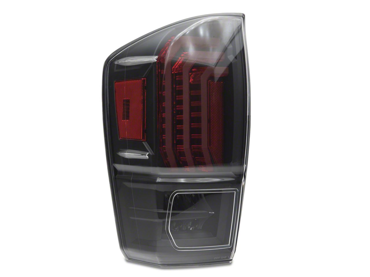Morimoto Tacoma XB LED Tail Lights; Black Housing; Smoked Lens
