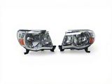 Factory Style Headlights with Amber Corners; Chrome Housing; Clear Lens (05-11 Tacoma)