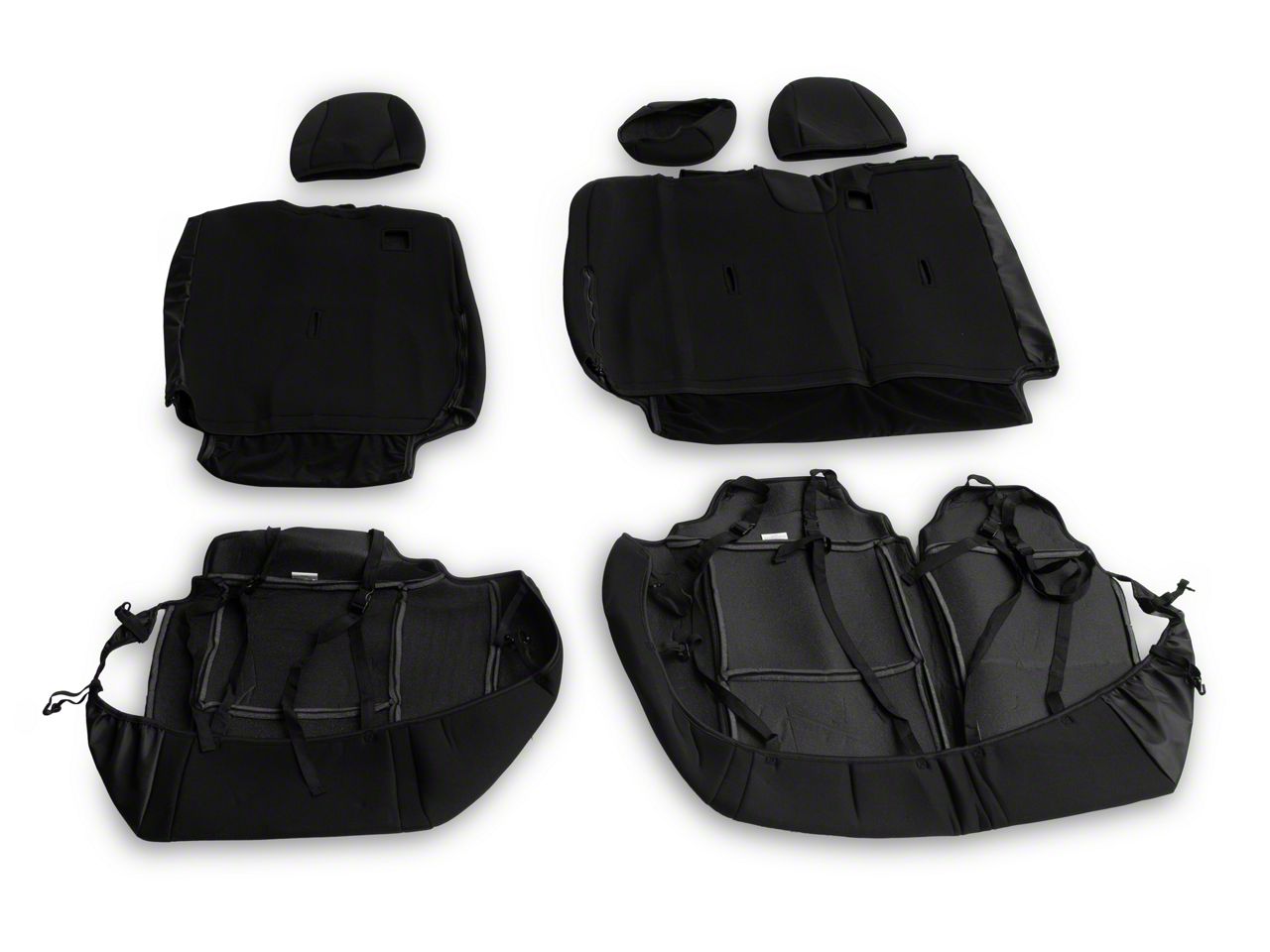 Rough Country Coprisedili In Neoprene 4 Strati Per Toyota Tacoma 2016-2022 (Anteriori E Posteriori, Mod. 91031) - 3