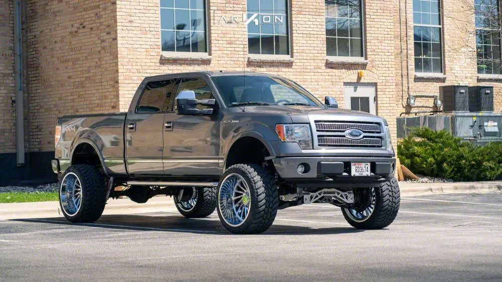 Arkon Off-Road Tacoma Caesar Chrome 6-Lug 4-Wheel Kit; 26x14