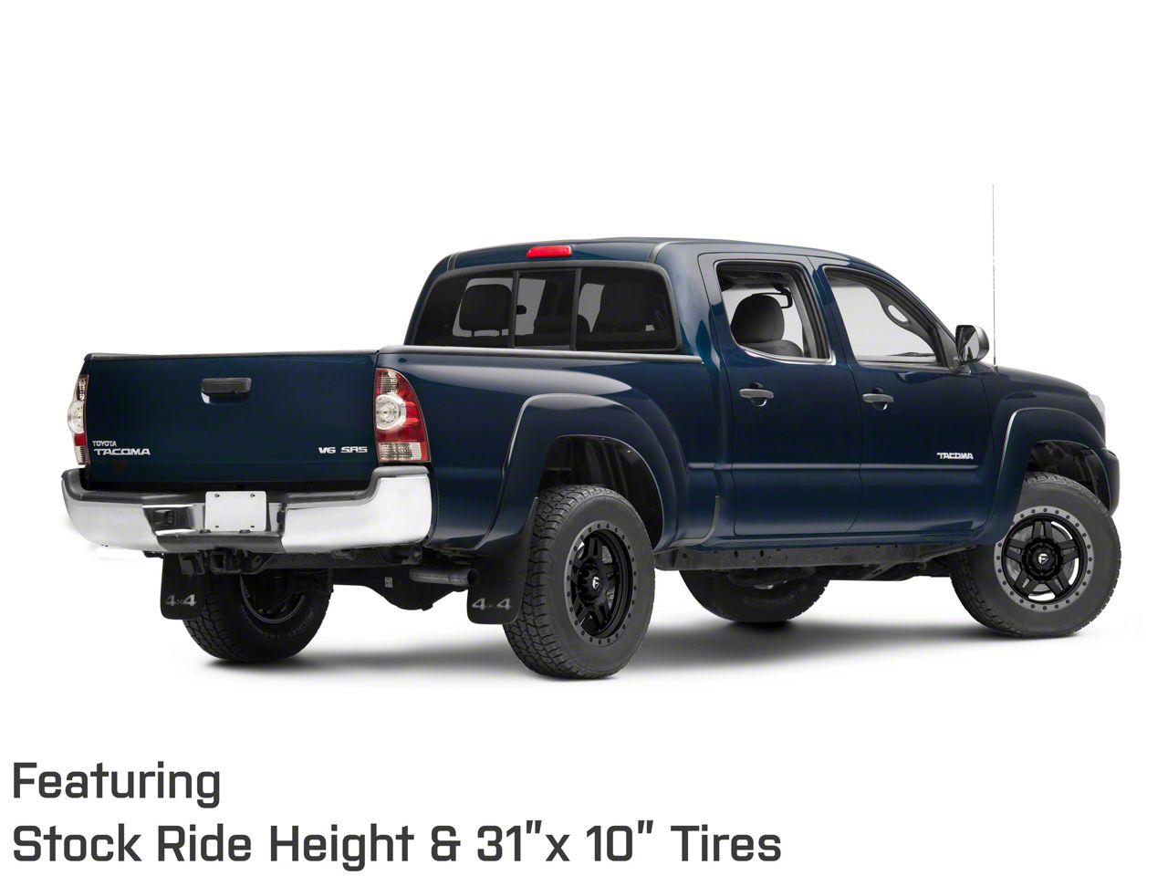 Fuel Wheels Tacoma Anza Matte Black w/ Anthracite Ring 6-Lug Wheel
