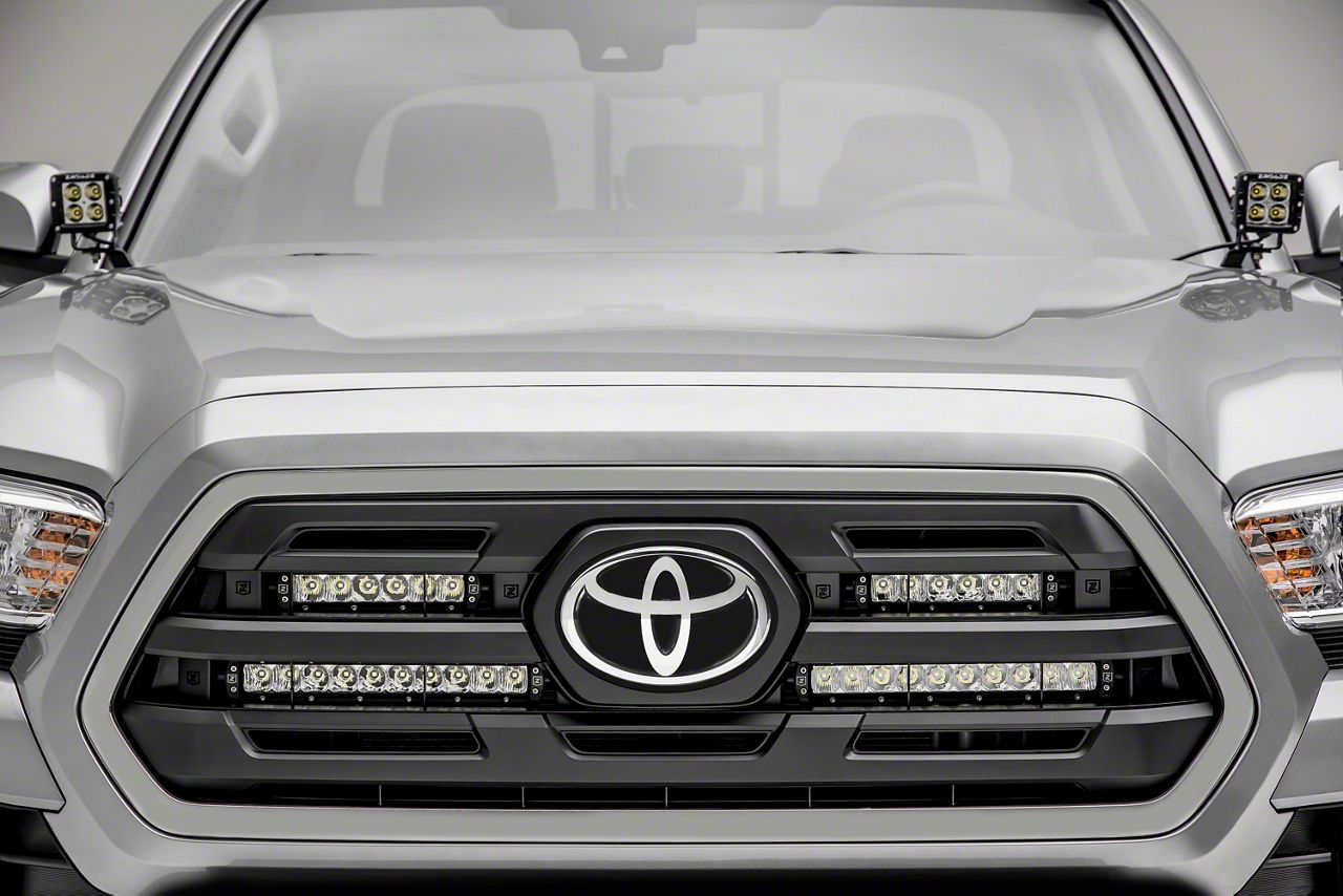 ZRoadz Tacoma 6-Inch and 10-Inch LED Light Bars with Behind