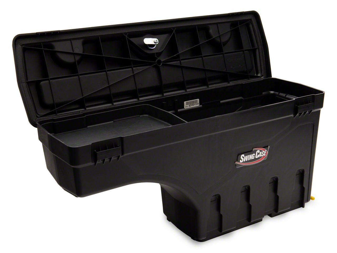 UnderCover Swing Case Storage System Passenger Side 05 18 Tacoma 19 23 Tacoma w Storage Box