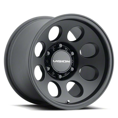Vision Wheel Tacoma Midway Satin Black 6-Lug Wheel; 18x9; 12mm