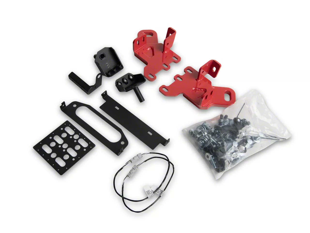 Ironman 4x4 Tacoma Raid Winch Front Bumper with 7-Inch and 20-Inch