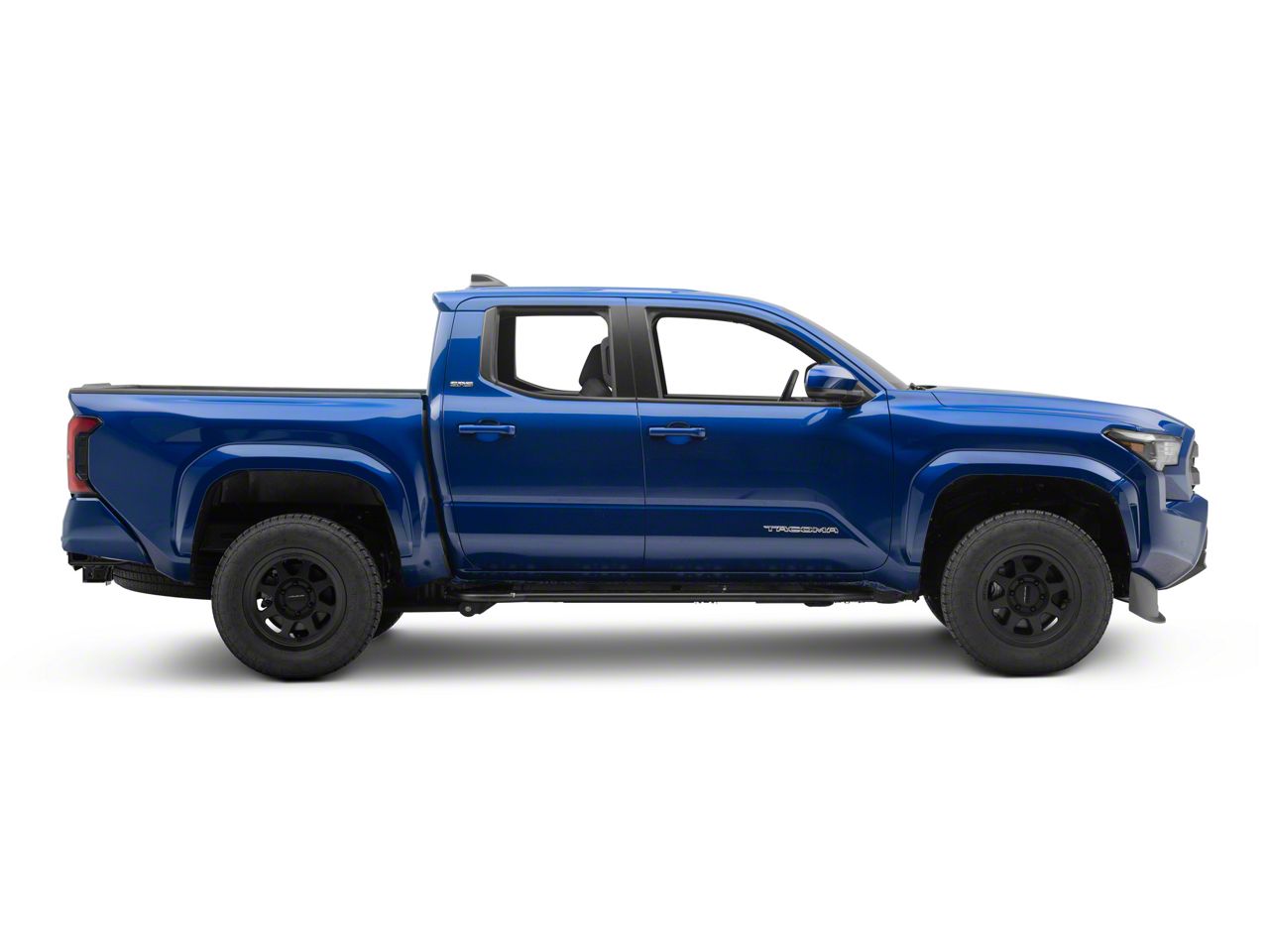 ZRoadz Tacoma TRAILX.R1 Series Rock Sliders with Step Plates; Low