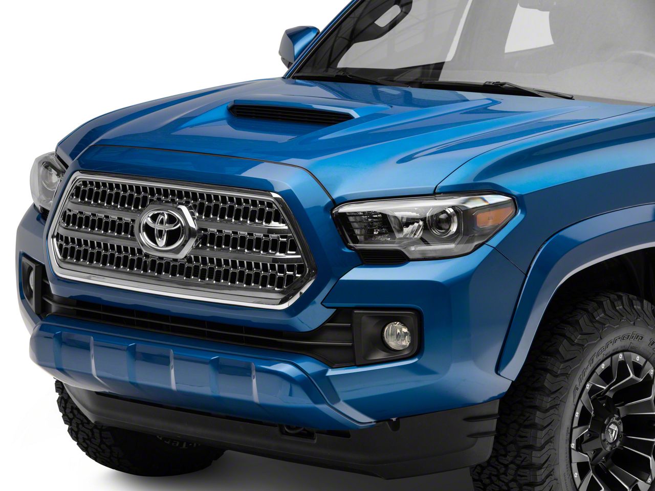 thumbnail image 2 of Pair Black Headlights For 2016-2018 Toyota Tacoma TRD Sport/Off Road – Halogen Projector (No DRL) 2 of 4