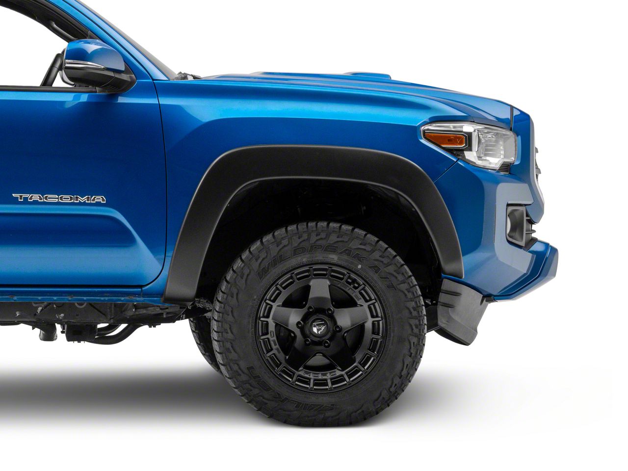thumbnail interactive-video image 1 of XTREME TRUX Textured Extended Fender Flares For 2016-2023 Toyota Tacoma (Set Of 4) 1 of 6