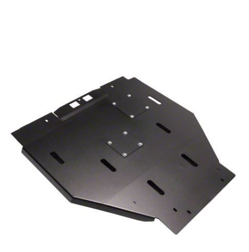 Tacoma Aluminum Transmission Skid Plate; Black (24-26 Tacoma