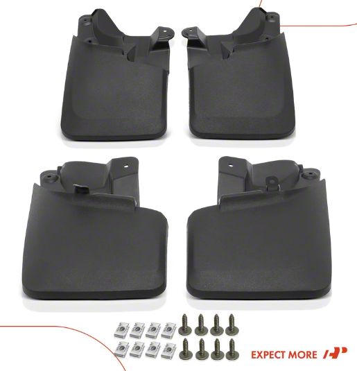 16-23 Tacoma w/o OEM Fender Flares WeatherTech MudFlap Set