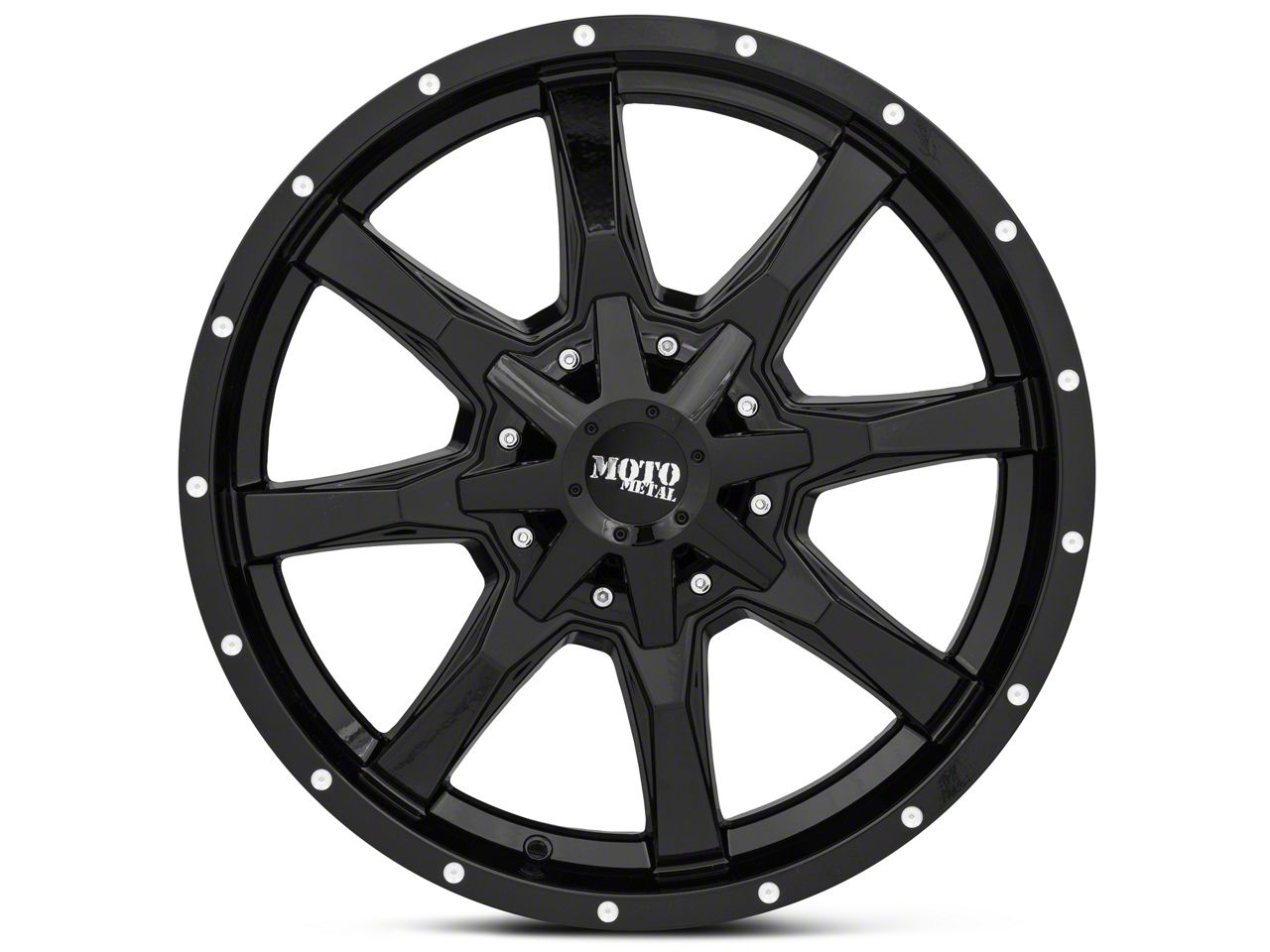 Moto Metal Tacoma MO970 Gloss Black 6-Lug Wheel; 18x9; 18mm Offset