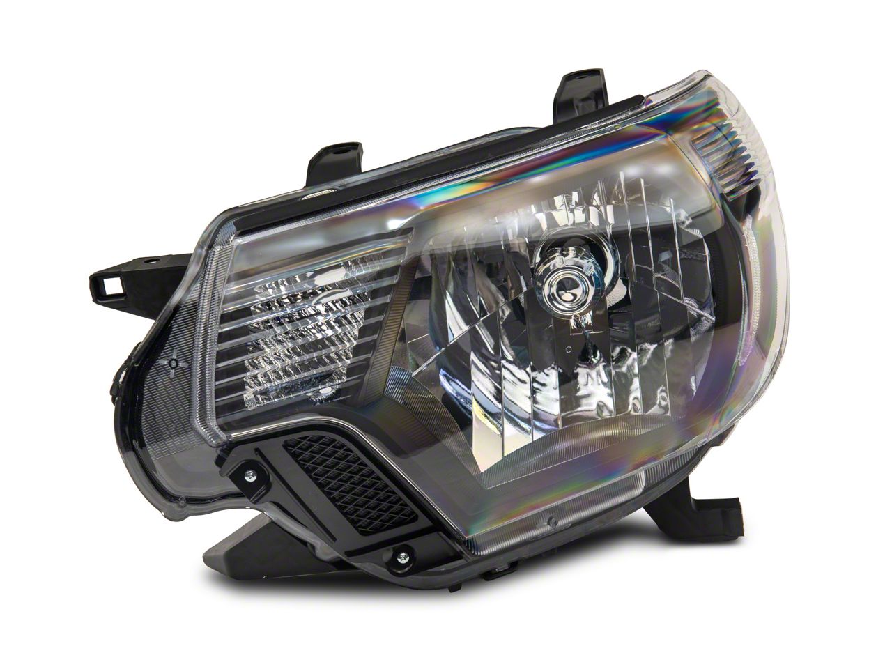 Spec-D 2005-2011 Toyota Tacoma Factory Style Headlights Matte Black Housing Clear Lens