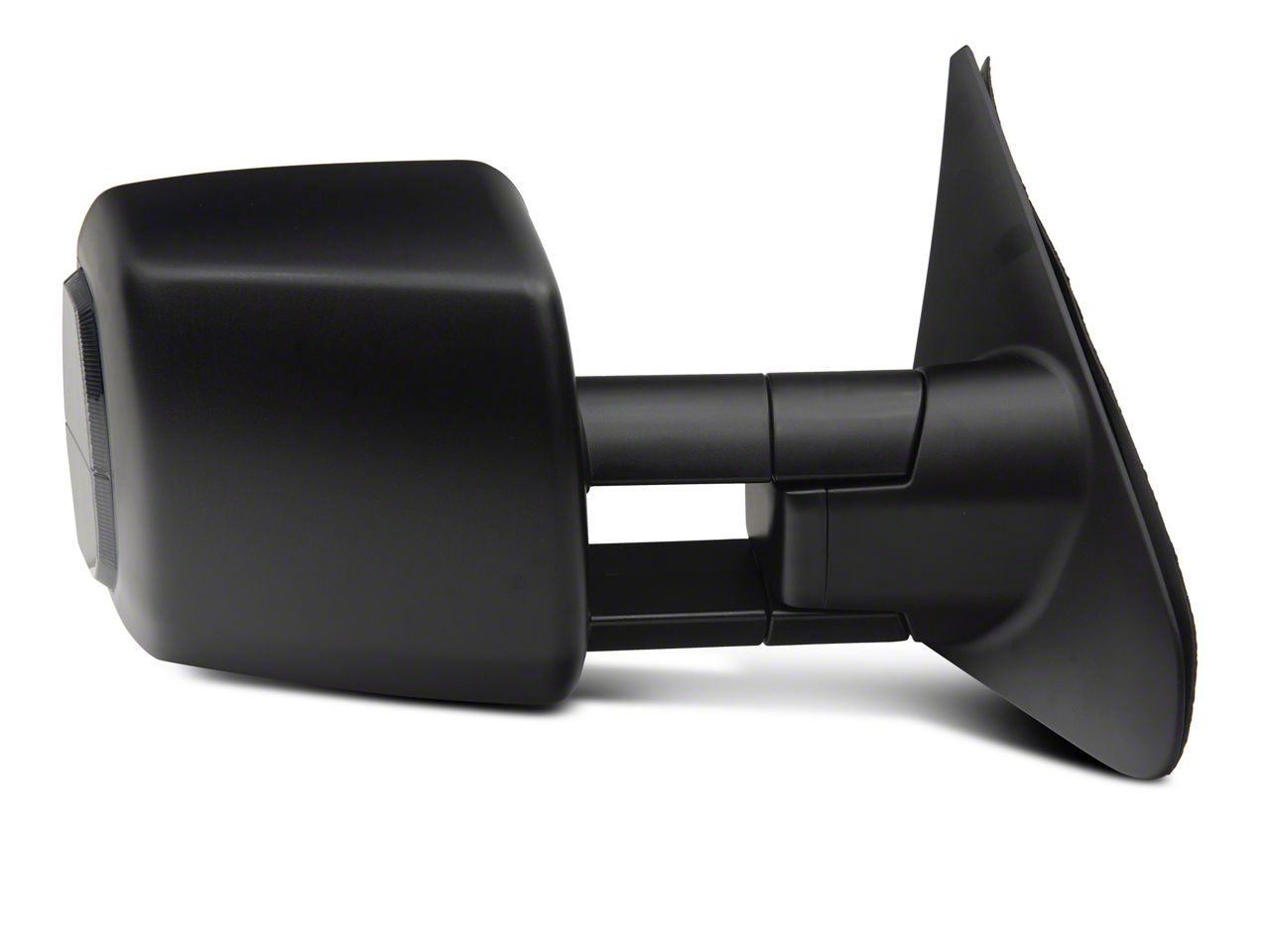 Tundra Powered Heated Manual-Folding Mirrors; Textured Black (14