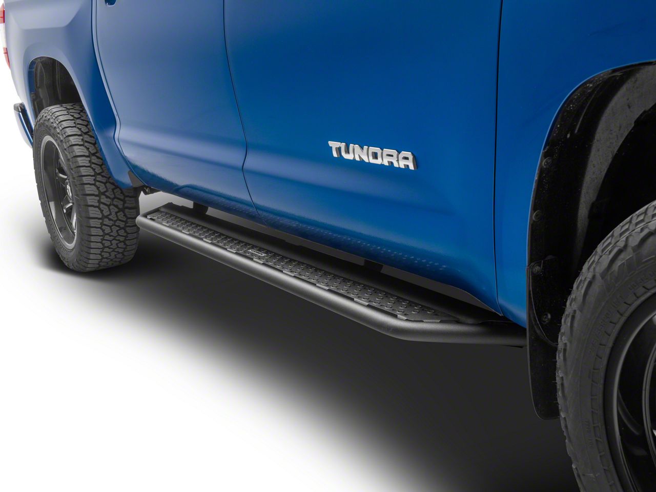Go Rhino Tundra Dominator Xtreme D6 Side Step Bars; Textured Black