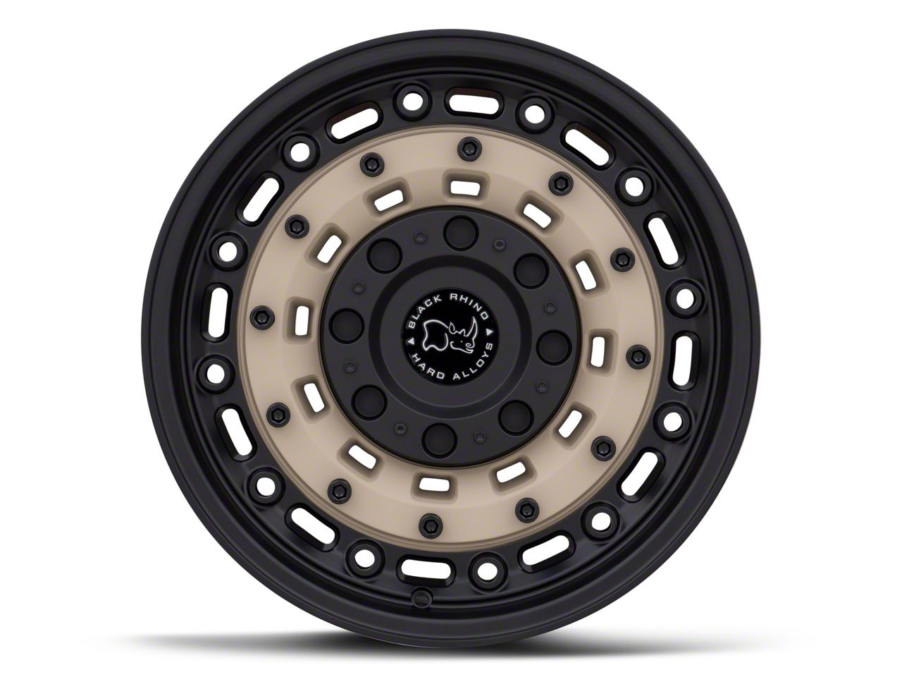 Black Rhino Tundra Arsenal Sand on Black 6-Lug Wheel; 18x9.5