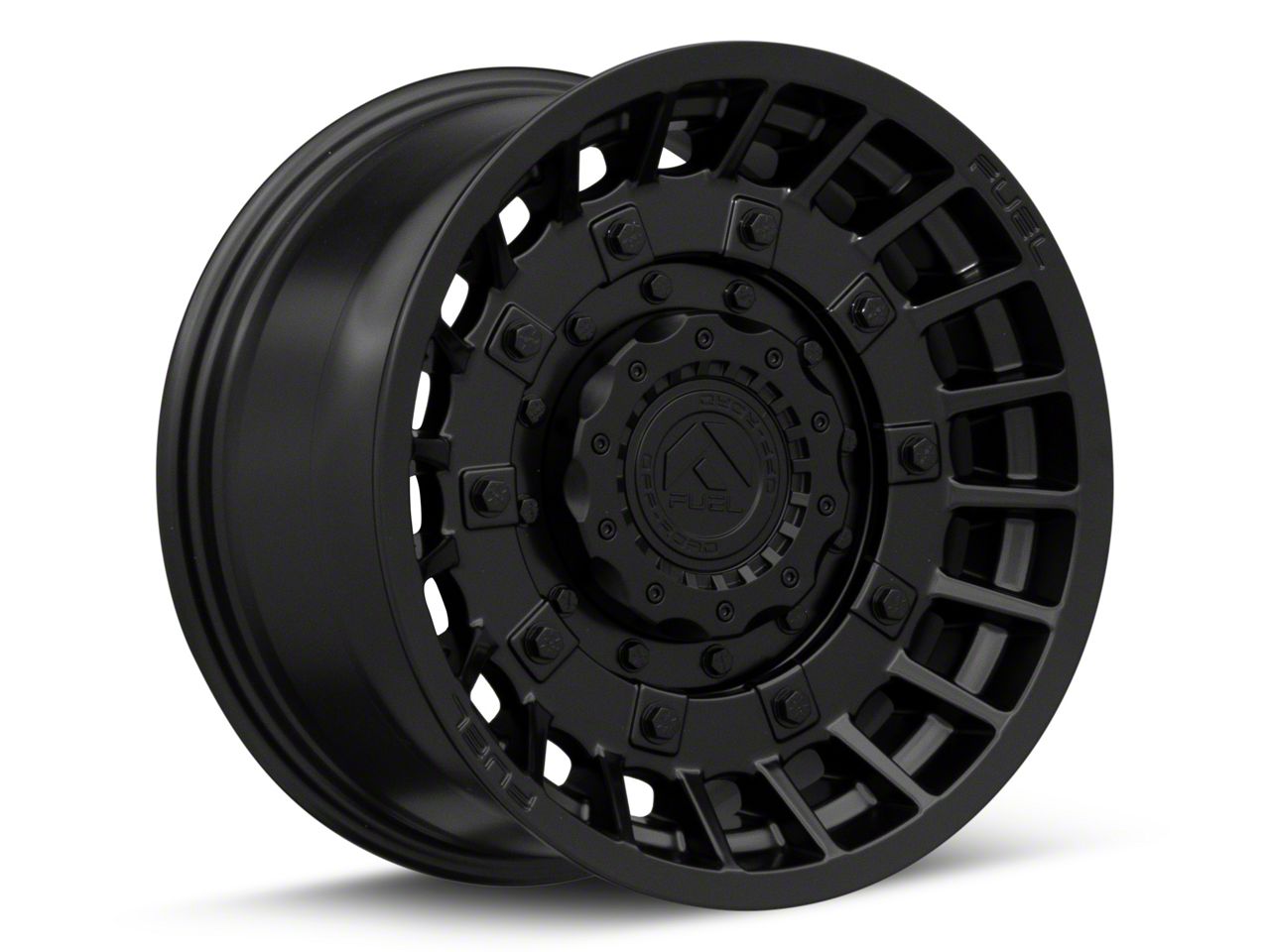 Fuel Wheels Tundra Militia Matte Black 6-Lug Wheel; 17x9; 1mm