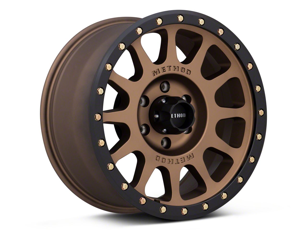 Method Race Wheels Tundra MR305 NV Bronze 6-Lug Wheel; 18x9; 18mm