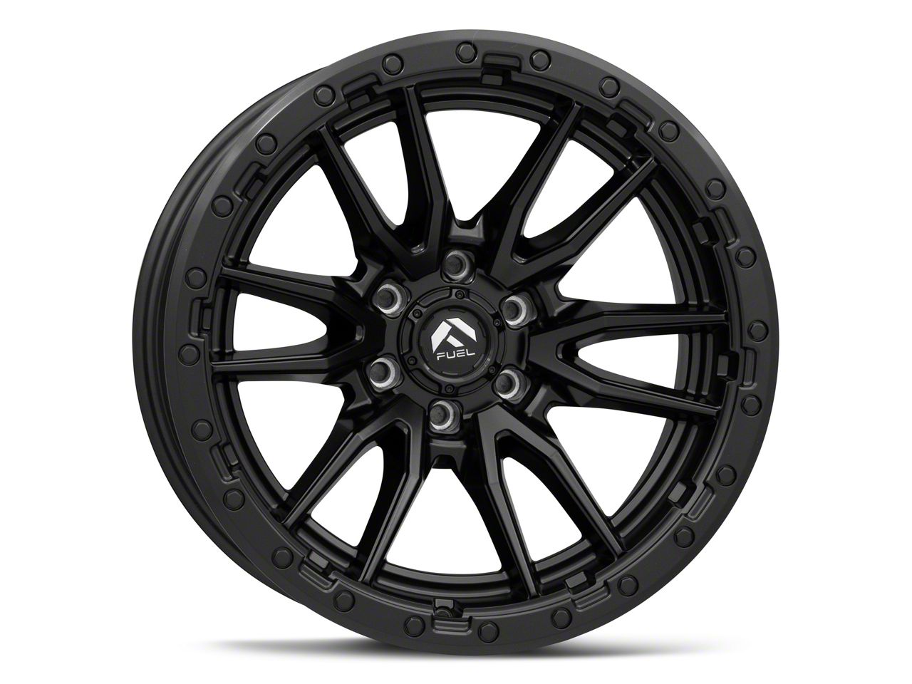 Fuel Wheels Tundra Rebel Matte Black 6-Lug Wheel; 20x10; -18mm